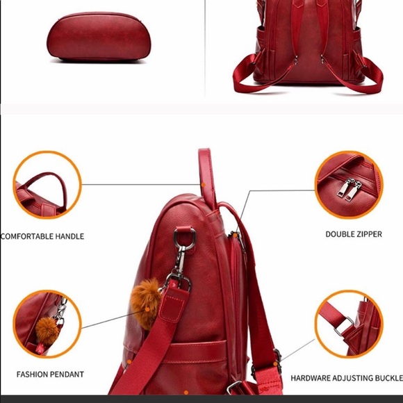 Vintage Style Rustic Backpack - Picture 4 of 4